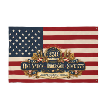 One Nation-Under God-Since 1776 Double Sided Flag