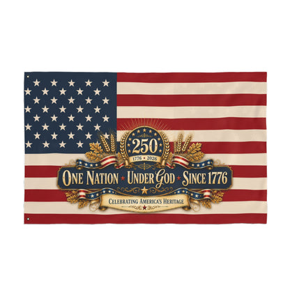 One Nation-Under God-Since 1776 Double Sided Flag