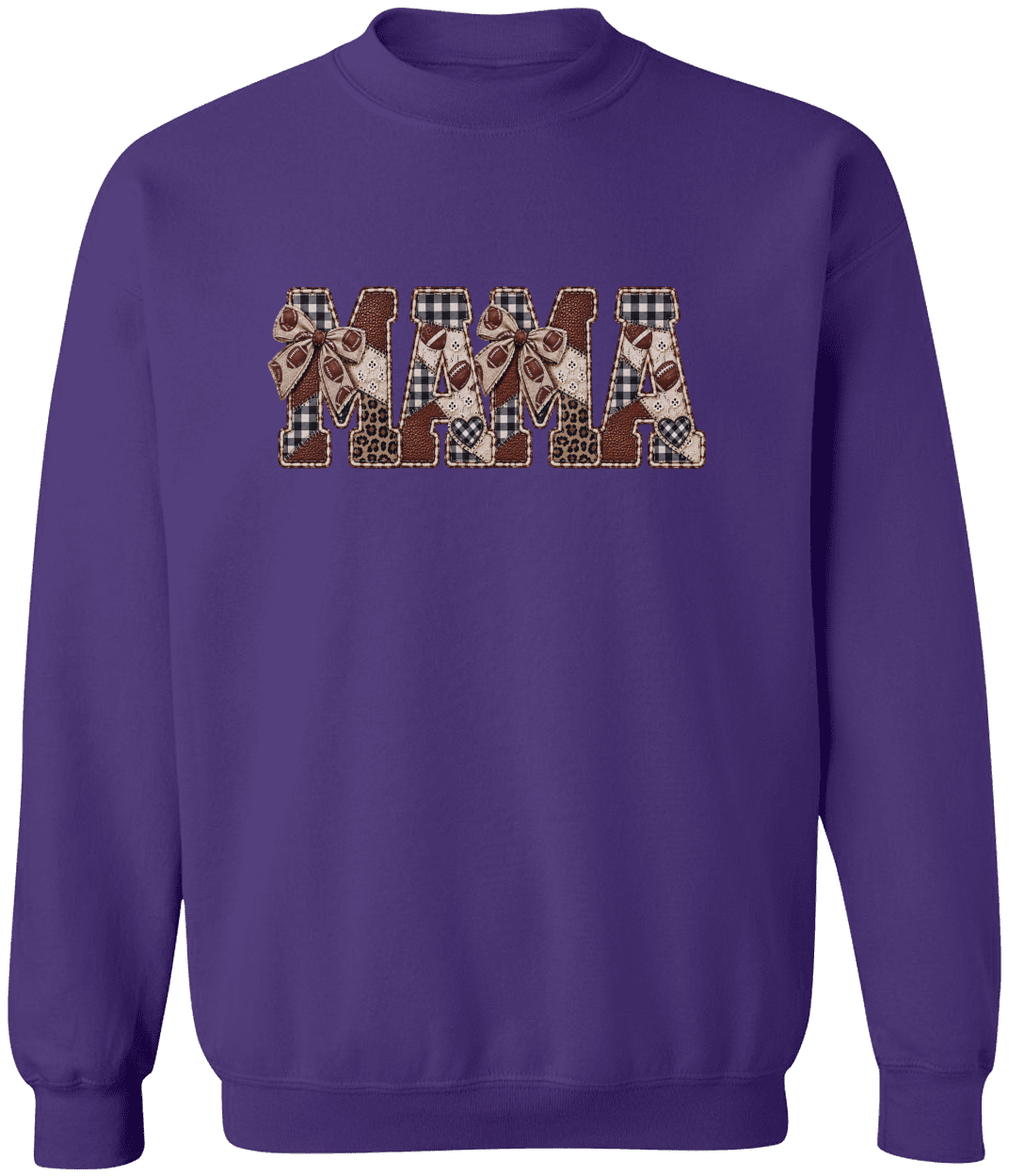 Sports MAMA Crewneck Pullover Sweatshirt