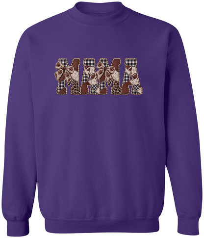 Sports MAMA Crewneck Pullover Sweatshirt