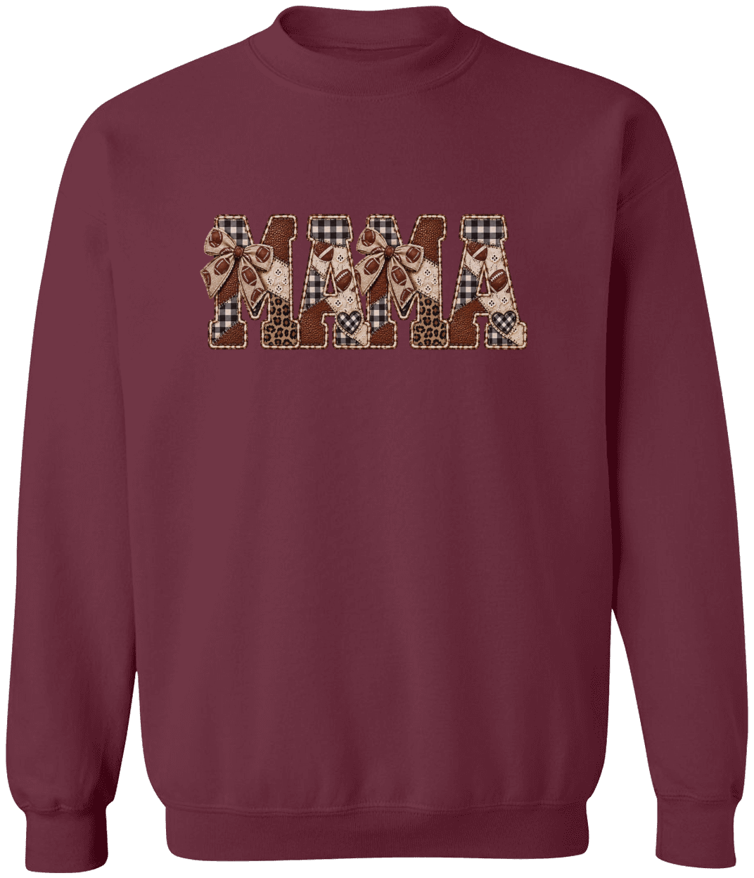 Sports MAMA Crewneck Pullover Sweatshirt