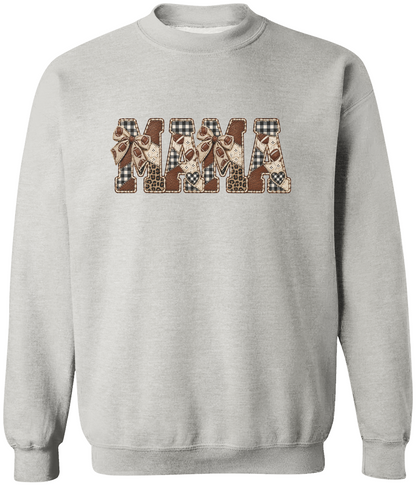 Sports MAMA Crewneck Pullover Sweatshirt