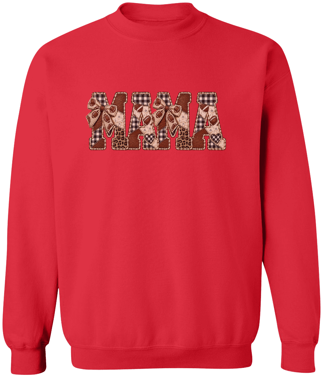 Sports MAMA Crewneck Pullover Sweatshirt